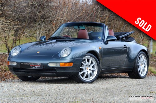 1995 Porsche 993 (911) Carrera 2 Tiptronic S cabrio VENDIDO