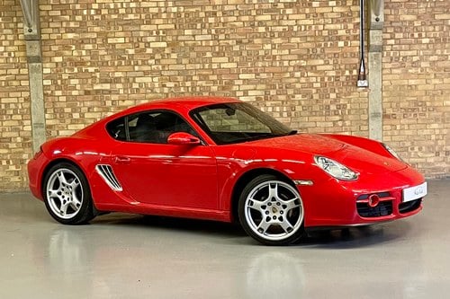 2006 Porsche Cayman 987, low mileage, stunning Guards Red SOLD