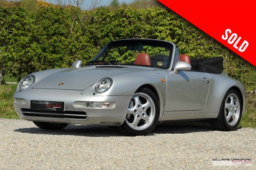 1998 Porsche 993 (911) Carrera 4 manual cabriolet VENDUTO
