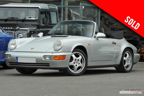 1990 Porsche 964 (911) Carrera 4 manual cabrio VENDUTO