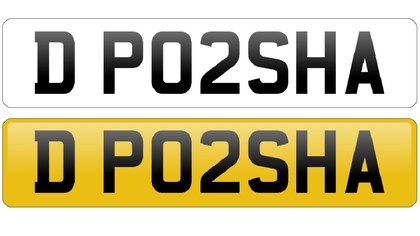 Porsche Private Number Plate, Personalised Registration