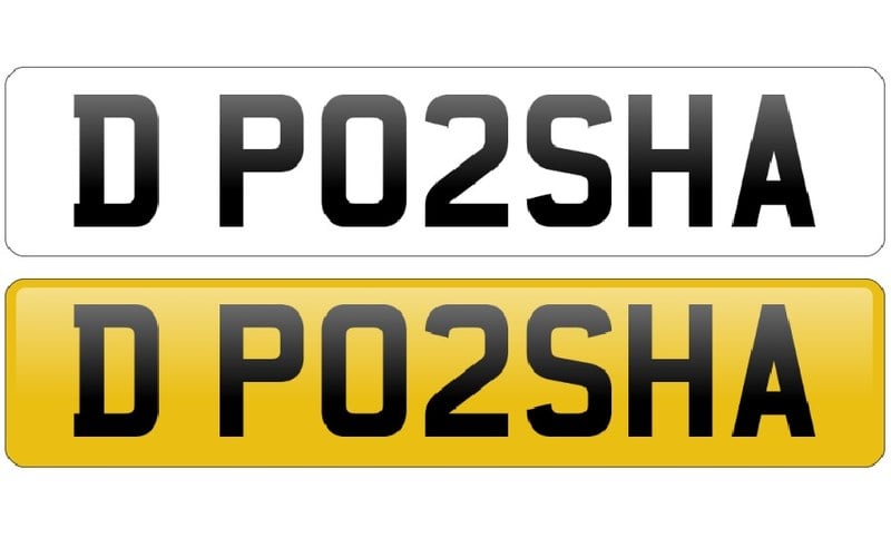 Porsche Number Plates - 1