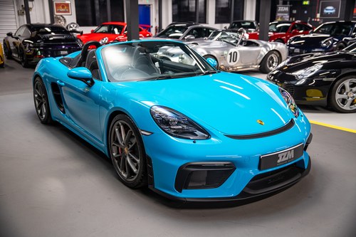 2020 Well Specified, Miami Blue 718 Spyder, Warranty March 2024 For Sale