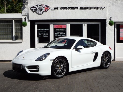 2014 Cayman 981 2.7 PDK Pure White Huge spec 34000 miles! SOLD