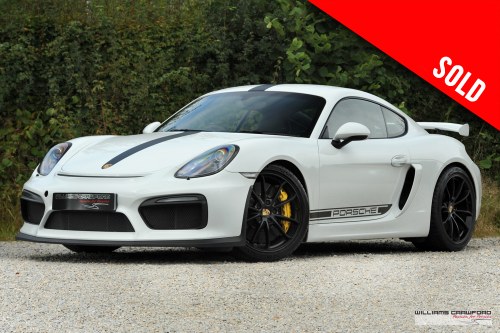 2016 Porsche 981 Cayman GT4 Clubsport (with PCCB) SOLD