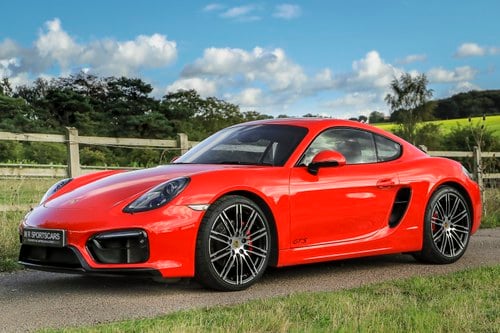2014 Porsche Cayman GTS 981 Guards Red & Black Leather Alcantara Kaufen Bei