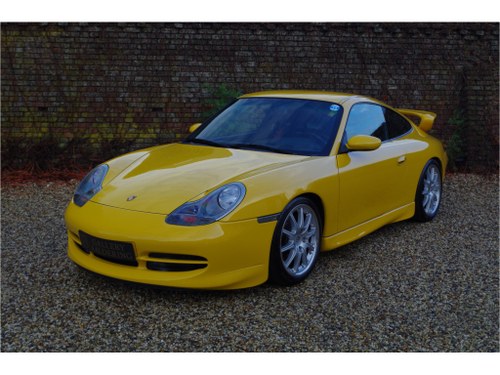 1999 Porsche 996 GT3 Speed Yellow, preventive engine block overha For Sale