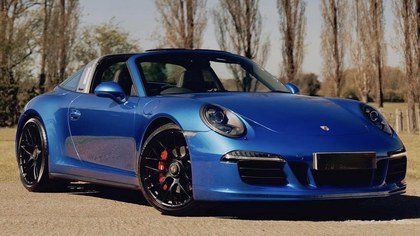 2015 Porsche 911 GTS MANUAL,Porsche Warranty,Sapphire Blue