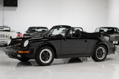 1987 PORSCHE 911 CARRERA 3.2 CABRIOLET SOLD