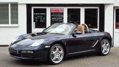 Boxster 3.2 S Manual Midnight Blue/Sand Beige ext Leather!