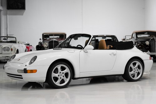 1996 PORSCHE 911 CARRERA CABRIOLET (SIX-SPEED MANUAL) SOLD
