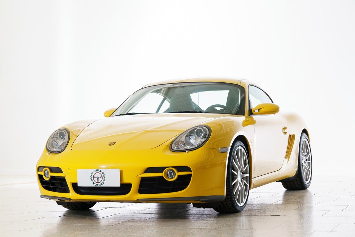 2006 Porsche Cayman Yellow Manual, 6 speed Left Hand Drive in Italy ...