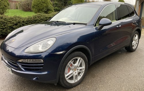 2011 Porsche Cayenne S 3.0TD V6 Diesel, BLUE, 78k miles, FSH