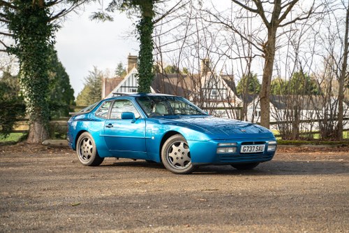 1990 Porsche 944 S2 Tuerkisblau fresh service & belts VENDUTO
