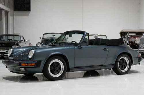 1987 PORSCHE 911 CARRERA 3.2 CABRIOLET SOLD