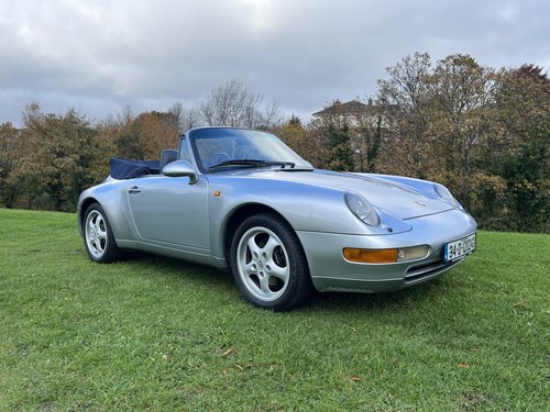 1994 Porsche 911 Cabriolet 6 speed 993 EU Registered Vente aux enchères