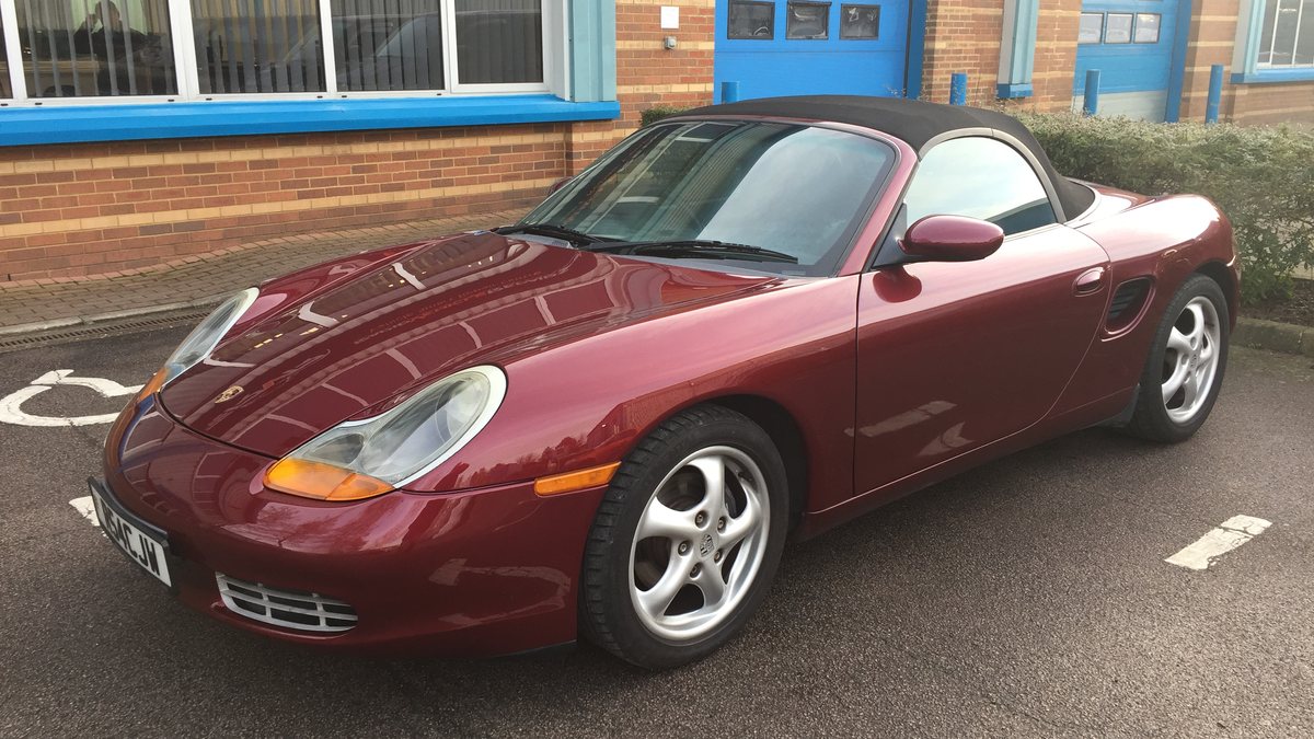 1997 Porsche Boxster Dark red Manual, 5 speed Right Hand Drive in ...