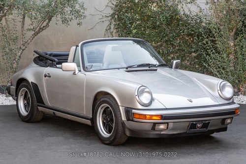 1987 Porsche Carrera Cabriolet En Venta