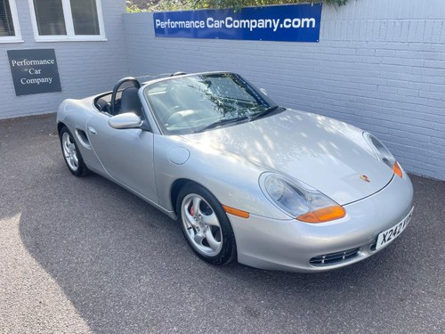 2000 PORSCHE BOXSTER 3.2 986 S 61000 miles FSH RARE CAR Till salu