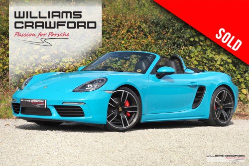 2017 2018 MY Porsche 718 Boxster S manual VERKAUFT