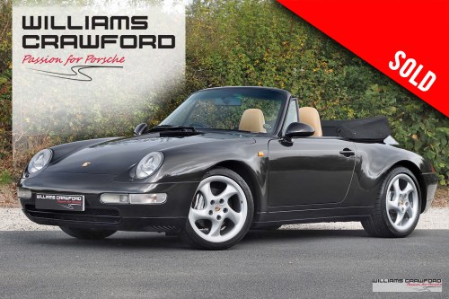 1997 1998 MY Porsche 993 (911) Carrera 4 manual cabriolet VERKAUFT