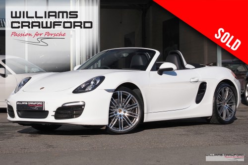 2016 Porsche 981 Boxster PDK SOLD