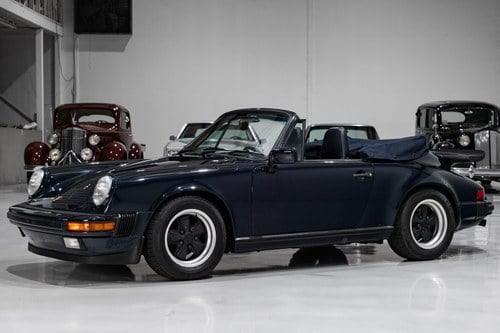 1987 PORSCHE 911 CARRERA 3.2 CABRIOLET (ONE OWNER FROM NEW) SOLD