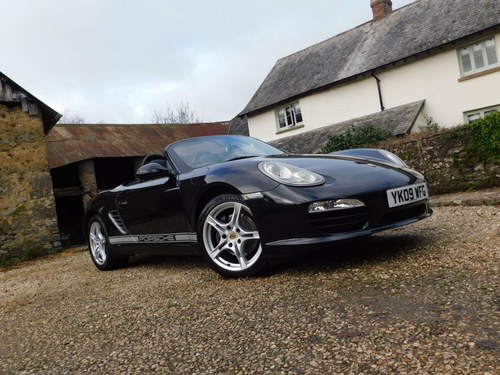 2009 Porsche 987.2 Boxster 2.9 - 91k, triple black, great history VENDU