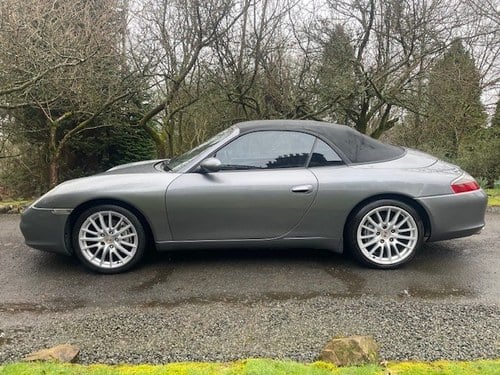 2001 PORSCHE 996 C4 CONVERTIBLE FSH 61k MOT MARCH 2027 SOLD