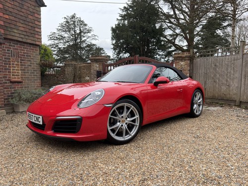 2017 Porsche 911 Carrera Cabriolet Manual