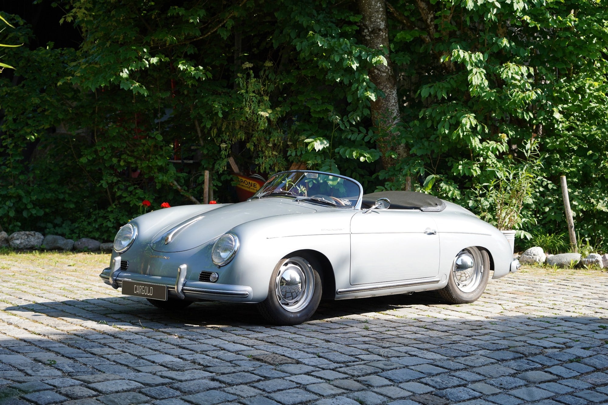 1955 Porsche 356 Speedster Pre-A Vollrestauriert, foto 3