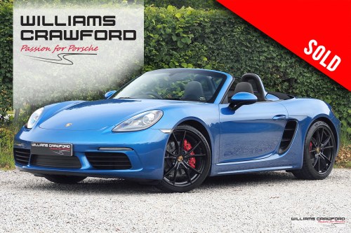 2016 2017 MY Porsche 718 Boxster S manual SOLD