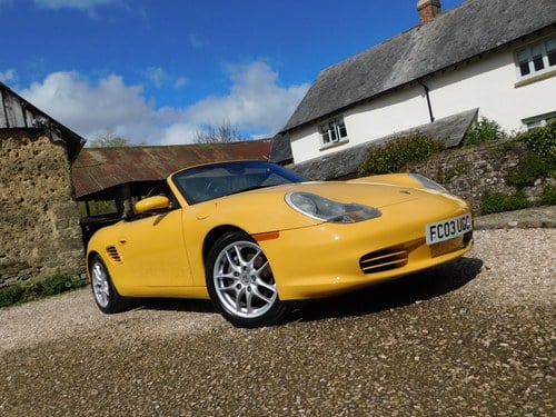 2003 Porsche 986 Boxster 2.7 - 45k, rare colour, facelift car Te koop