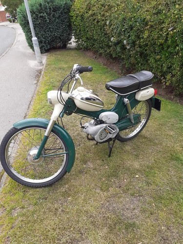 1973 Unrestored MS50D classic Puch moped, 5800 miles. SOLD