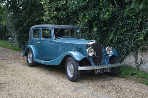 1935 Railton Carbodies Deluxe Saloon For Sale by Auction