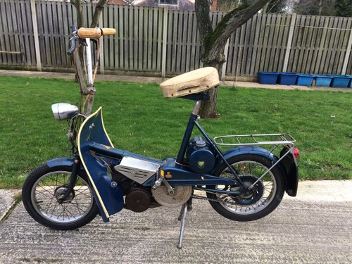 Raleigh Wisp 1968 with legshields SOLD