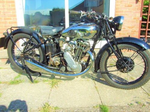 1932 Raleigh mh32 500cc ohv twin port single. For Sale