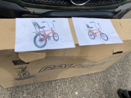 2000 RALEIGH CHOPPER RED BRAND NEW NOS IN BOX OFFERS PX CLASS For Sale
