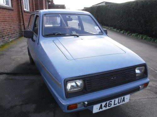 **MARCH AUCTION**1983 Reliant Rialto GLS For Sale by Auction