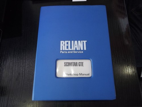 0000 RELIANT SCIMITAR WORKSHOP MANUAL AND OWNERS HANDBOOKS 4 SALE For Sale