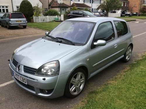 2003 Clio Sport 2.0 16 Valve  - Barons Tuesday 5th June 2018 For Sale by Auction