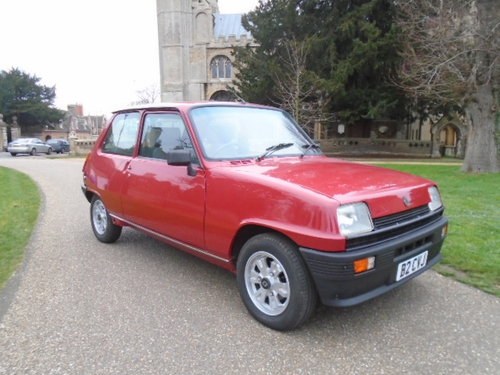 1985 Renault 5 GTL 1100cc 52K miles 3 owners.  For Sale