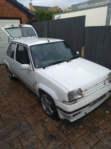 1992 Renault 5 GT Turbo for restoration. For Sale