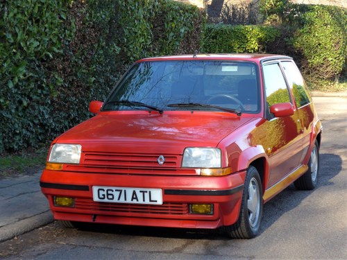 1989 Renault 5 GT Turbo - A Remarkable 27,000 Mile Car For Sale