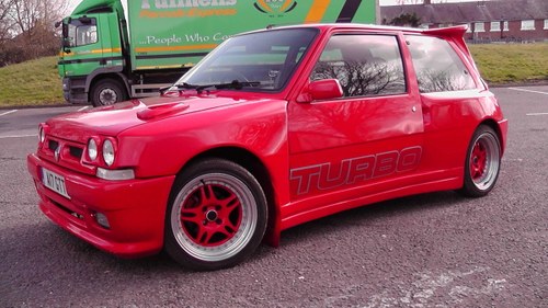 1989 RENAULT 5 GT TURBO CORSA RACING WIDE BODY In vendita