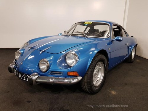 1973 Very well maintained Renault Alpine A110 For Sale by Auction