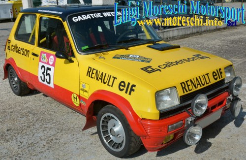 1981 Renault R5 Alpine Rally Gr A VENDUTO