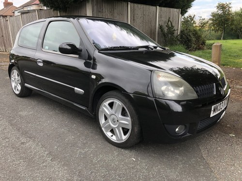 2003 Renault Clio 172 with very rare Factory Sat Nav For Sale