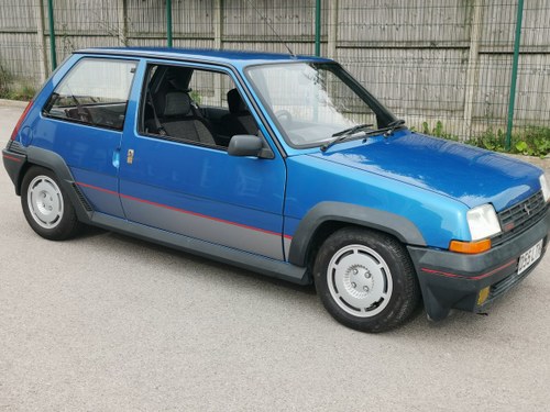 1986 Renault 5 gt turbo ph1 excellent condition In vendita