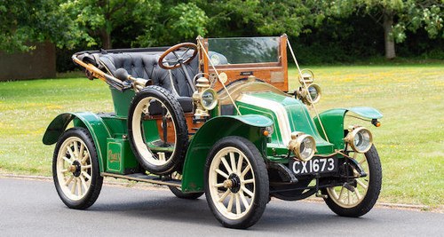 1909 RENAULT AX 8HP TWO-SEATER For Sale by Auction
